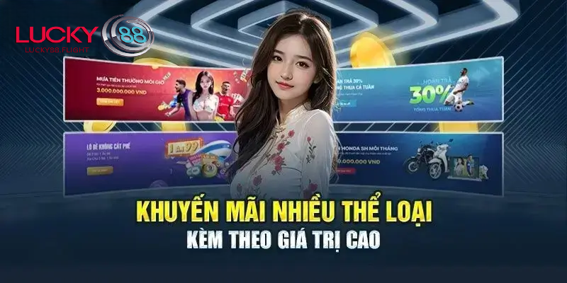Khuyến mãi khi tham gia bắn cá lucky88